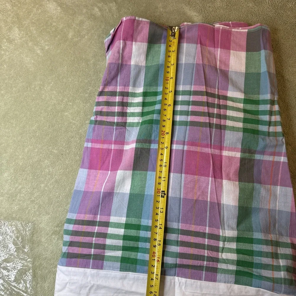 Vintage Ralph Lauren Cottagecore Preppy TWIN bedskirt Caitlin Madras pink gr NWT